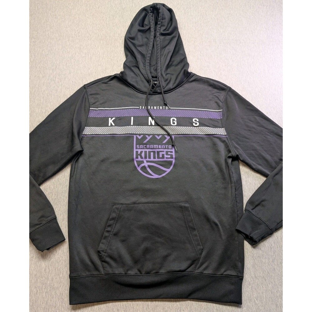 NBA Ultra Game Adult Sacramento Kings Hoodie Sweatshirt Size Medium